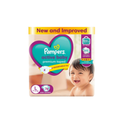 Pampers Active Baby (78 Pants, L, 9 - 14 kg)