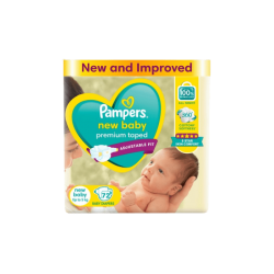 Pampers Active Baby (72 Pants, NB, Up to 5 kg)