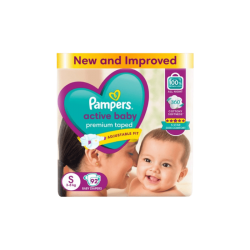 Pampers Active Baby (92 Pants, S, 3 - 8 kg)