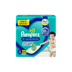 Pampers All Round Protection (20 Pants, L, 9-14 kg)