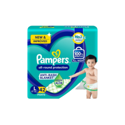 Pampers All Round Protection (42 Pants, L, 9-14 kg)