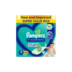 Pampers All Round Protection (228 Pants, M, 7-12 kg)