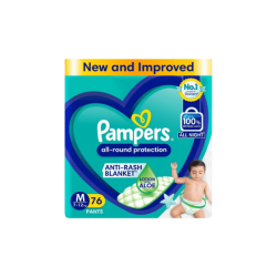 Pampers All Round Protection (76 Pants, M, 7-12 kg)