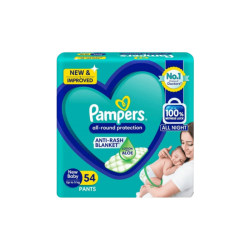 Pampers All Round Protection (54 Pants, NB, Up to 5 kg)