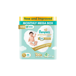Pampers Premium Care (88 Pants, L, 9-14 kg)