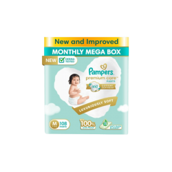 Pampers Premium Care (108 Pants, M, 7-12 kg)