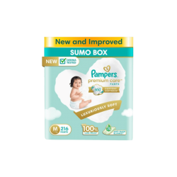 Pampers Premium Care (216 Pants, M, 7-12 kg)