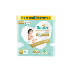 Pampers Premium Care (54 Pants, M, 7-12 kg)