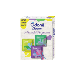 Odonil Zipper 3 Powerful Fragrance (3 x 10 g) - 30 Gram
