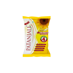 Patanjali Sunflower Oil (Pouch) - 1 Litre