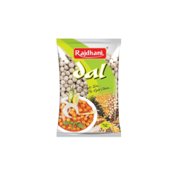 Rajdhani White Dried Peas (whole) / Safed Matar - 1 Kilogram