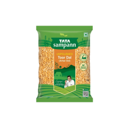Tata Sampann Unpolished Arhar Dal/Toor Dal - 1 Kilogram