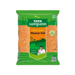 Tata Sampann Unpolished Red Masoor Dal (Whole) - 1 Kilogram