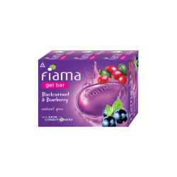 Fiama Blackcurrant & Bearberry Radiant Glow with Skin Conditioners Gel Bar (3 x 125 g) - 375 Gram