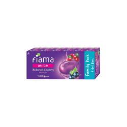 Fiama Blackcurrant & Bearberry Radiant Glow with Skin Conditioners Gel Bar (6 x 125 g) - 750 Gram