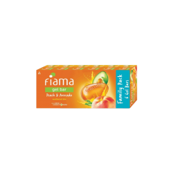 Fiama Peach & Avocado Moisturised Skin with Skin Conditioners Gel Bar (6 x 125 g) - 750 Gram