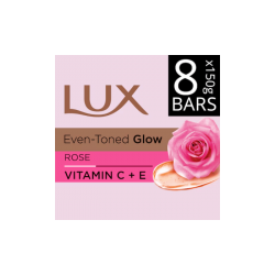 Lux Even-Toned Glow Rose & Vitamin C + E Soap (8 x 150 g) - 1.2 Kilogram