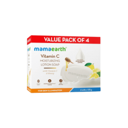 Mamaearth Vitamin C Moisturizing Lotion Soap (4 x 125 g) - 500 Gram