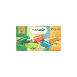 Medimix Ayurvedic Skinfit (Pack Of 5) Buy 4 Get 1 Free - 625 Gram