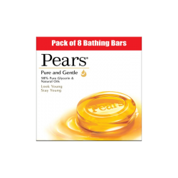 Pears Pure and Gentle Soap Bar (8 x 125 g) - 1 Kilogram