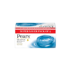 Pears Soft and Fresh Bathing Bar (4 x 125 g) - 500 Gram