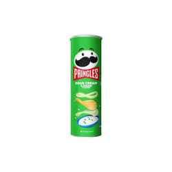 Pringles Sour Cream & Onion Flavour Potato Crisps - 107 Gram