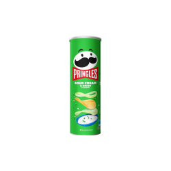 Pringles Sour Cream & Onion Flavour Potato Crisps - 134 Gram