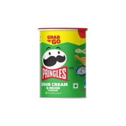 Pringles Sour Cream & Onion Flavour Potato Crisps - 40 Gram